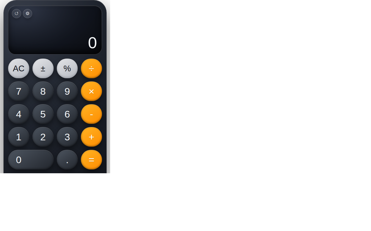 Popup ng extension ng calculator